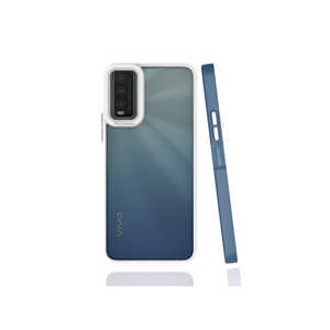 Étui de téléphone Vivo Y11S bleu marine de qualité supérieure, série NXXA Mima, coque arrière en silicone souple, antichoc et protectrice - Product Image 1