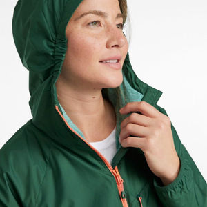 Veste coupe-vent pour homme avec logo personnalisé, fermeture éclair, col montant en toile, logo sur le devant, 100% polyester, activités de plein air décontractées - Product Image 6