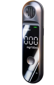 Testeur d'alcool portable rechargeable haute précision sans contact avec écran LCD, éthylotest, homologation CE Rohs - Product Image 3
