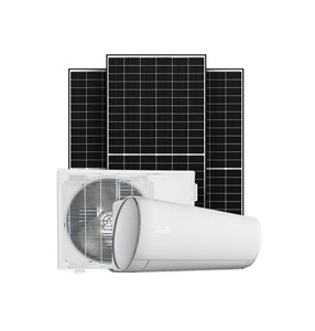 Climatiseur solaire d'entrée de gamme 9000 BTU, climatiseur solaire portable avec kit de panneaux solaires pour étudiants, petite pièce - Product Image 1