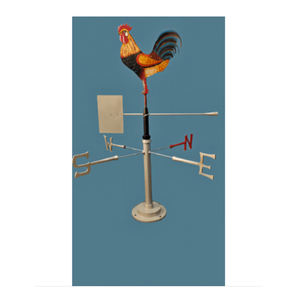 Girouette en métal traditionnelle avec indicateur de direction météo pour ferme sur le toit extérieur ou installation de hangar d'Inde - Product Image 2