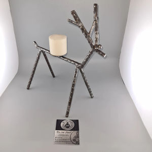 เชิงเทียนรูปกวางเรนเดียร์แฮนด์เมดสำหรับตกแต่งบ้านโต๊ะแบบยืดหยุ่นสำหรับตกแต่งคริสต์มาส - Product Image 2