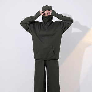 Vêtements de sport décontractés pour femmes, respirants, légers, en élasthanne/polyester, jogging, survêtement, couleur unie, impression numérique personnalisable sur le côté - Product Image 4