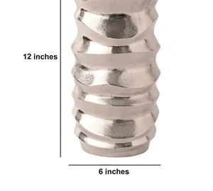 แจกันอลูมิเนียมหล่อในร่มคุณภาพสูงแจกันคุณภาพดีสำหรับงานแต่งงานบ้านห้องนั่งเล่นสไตล์โมเดิร์น - Product Image 3