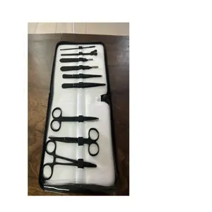 Kit de chirurgie générale 9 pièces, instruments médicaux en acier inoxydable, utilisation manuelle - Product Image 1