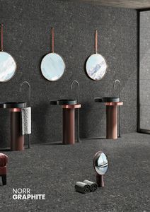 InteriorDesignerFav 250mm Hexagon Full Body Vitrified Ceramic <b>Mosaic</b> Tiles for Interior Wall Offices & Showrooms Meeting rooms - Product Image 2