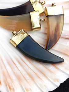 SOURCED, recién llegado, collar de cuerno de buey de Búfalo, joyería de hueso de estilo Animal pulido, cuentas de diseño Natural, boda para mujeres y niñas - Product Image 2