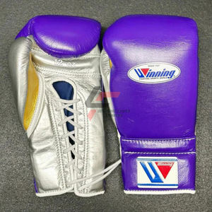 Gants de boxe de qualité supérieure, fabriqués sur mesure, à lacets, pour le Muay Thai, le kickboxing, l'entraînement, la compétition, la boxe - Product Image 2