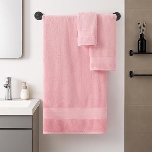 Luxury <b>Bath</b> <b>Towel</b> <b>Set</b> of 8-Pieces 100% Cotton 600 GSM Highly Absorbent Quick-Dry Bathroom <b>Towels</b> <b>Set</b> of 8-Pieces - Product Image 4