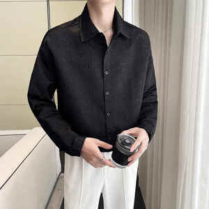 Premium Quality Breathable Men's Shirts | Anti-Shrink and Anti-Wrinkle Full Sleeve Shirts in <b>White</b> and Black - Product Image 1