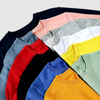 T-shirt à manches courtes pour homme A-1, col rond, 100% coton, coupe classique, respirant, couleur unie, design avec poche
