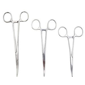 Pinzas Hemostáticas Arteriales de Acero Inoxidable con Punta Curva y Recta, Juego de Instrumentos Quirúrgicos para Cirugía General, CE - Product Image 6