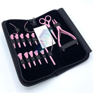 ชุดคีมต่อผมสีทึบชุดเครื่องมือต่อผมทำจากสเตนเลสสตีลสำหรับแยกผม - Product Image 6