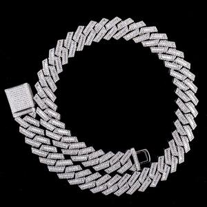 Factory Cost <b>Cuban</b> Link <b>Chain</b> 925 Sterling <b>Silver</b> baguette <b>Cuban</b> Link Vvs Moissanite Diamond <b>Cuban</b> Link <b>Chain</b> - Product Image 6