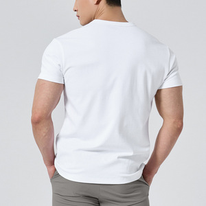 T-shirt personnalisé en gros pour hommes, de haute qualité, respirant, décontracté, sport, fitness, entraînement, vêtements de sport, t-shirts de gym - Product Image 6