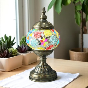 Lampes en mosaïque turque de style vintage pour l'éclairage ambiant de la maison - Product Image 1