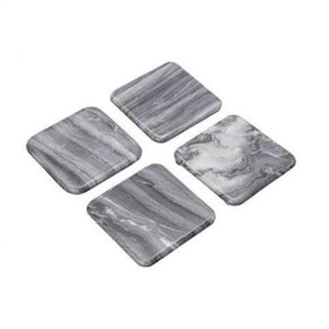 Wholesale <b>Coaster</b> Decorative Fancy Irregular Shape Blue Agate <b>Coasters</b> With Silver or Gold Table <b>Coasters</b> Irregular Shape - Product Image 6