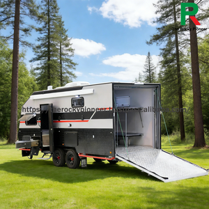 OEM en Chine : Remorque tout-terrain pour le transport de jouets, conçue pour l'aventure et le transport d'équipements, avec un espace garage dédié et une protection. - Product Image 2