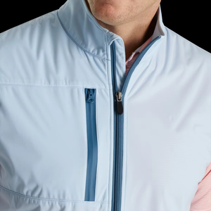 Personnalisé Sans Manches Pleine Fermeture Éclair Sur Le Devant Poches Latérales Open Worsted Shell Vêtements D'extérieur Imperméables Puffer Vest Hommes - Product Image 3