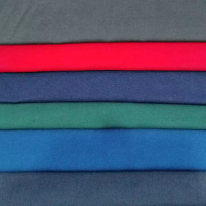 Tela de Spandex de poliéster Looper de lujo, duradera, transpirable, elástica para ropa deportiva de gama alta, punto de urdimbre liso, venta al por mayor - Product Image 1