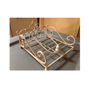 Elegant wire frame metal <b>tissue</b> <b>holder</b> for home <b>kitchen</b> and bathroom with sleek handcrafted durable and modern design - Product Image 2