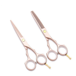 Tijeras de corte de pelo Tijeras Peluquero Profesional de acero inoxidable Peluquería Tijeras de adelgazamiento y corte Fabricación de cuchillos - Product Image 3