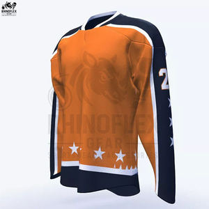 Maillot de hockey sur glace de qualité supérieure, vêtements décontractés surdimensionnés, sport, meilleur prix, maillot de hockey sur glace - Product Image 3