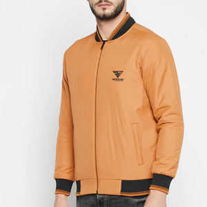 Veste bomber d'hiver pour homme de haute qualité, respirante, à séchage rapide, avec logo personnalisé sur le devant, 100% polyester, vente en gros, pour vente en ligne - Product Image 2
