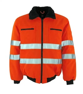 Vêtements de travail tendance de haute qualité 100% polyester Vestes de travail Vêtements de travail réfléchissants Veste de sécurité d'hiver pour homme - Product Image 1