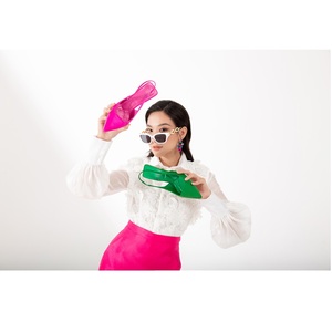 Trendy Plain Slingbacks OEM ODM Stiletto Heel Premium Paper PU & Satin Vibram Toe Box 7cm Zapatos de mujer Hecho en Vietnam - Product Image 4