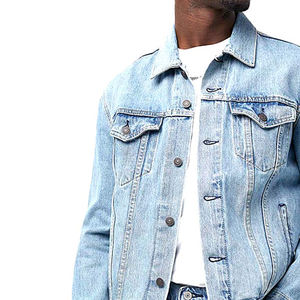 Venta al por mayor de chaquetas de mezclilla de moda para hombre de diseño personalizado Pakistán de fabricación de alta calidad chaquetas de mezclilla para hombre - Product Image 4