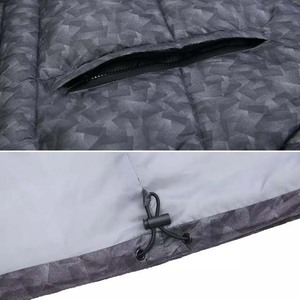 Prendas de vestir deportivas para hombre, chaquetas acolchadas con capucha resistentes al agua acolchadas, precio al por mayor, poliéster, nailon, estilo callejero - Product Image 6