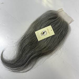 Perruque Lace Closure wig transparente lisse brésilienne — meetu, cheveux bruts, couleur naturelle, bon marché, bonne qualité, vente en gros - Product Image 2