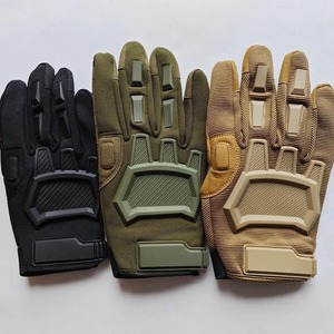 ถุงมือหนังแบบเต็มนิ้วสำหรับกิจกรรมกลางแจ้งถุงมือยุทธวิธีกันน้ำปรับสายรัดข้อมือได้ - Product Image 1