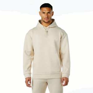 Sweats à capuche 100% coton blanc hommes coton à capuche Street Wear épais polaire à capuche plaine blanc personnalisé hommes Style décontracté personnalisé OEM - Product Image 2