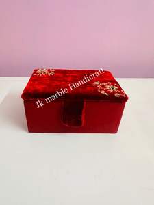 Nouvelle boîte à bijoux de luxe, tissu en soie Shanell durable, motif uni, meilleur prix, haute qualité, pièce disponible en gros - Product Image 4