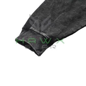 Vente en gros de pulls à capuche pour hommes doublés de molleton de coton et de polyester pour l'hiver design uni teint sur mesure fabriqué au Pakistan - Product Image 5