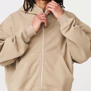 Unisex Oversized Heavyweight Full-Zip Hoodie - Cozy, Soft, and Ideal for Casual Outfits, Outdoor Activities, and Lounging - Product Image 6
