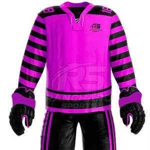 Uniforme de hockey sur glace, équipement de hockey compétitif, uniforme de hockey sur glace, tenue d'équipe professionnelle, uniforme de hockey sur glace, vêtements de match de club - Product Image 4