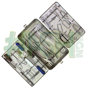 Juego de Instrumentos para Reconstrucción Pélvica, Caja de Esterilización, Instrumentos Quirúrgicos Ortopédicos de Acero Inoxidable, Placas Óseas, Manual - Product Image 2