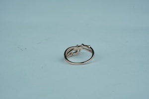 Anillo de moissanita de diamante cultivado en laboratorio de lujo corte redondo VS1 claridad IGI SGL certificado Oro rosa oro plata exportación al por mayor - Product Image 2