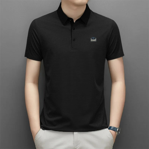 Wholesale <b>Men's</b> Golf for <b>Shirt</b> 100% Cotton Breathable Moisture Wicking Eco-Friendly Soft Short Sleeve Custom Logo Casual - Product Image 5