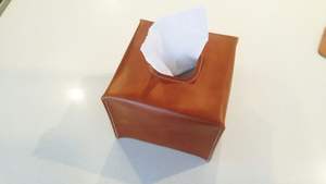 Porte-mouchoirs de voiture, boîte décorative en cuir, boîte à mouchoirs en papier pour mouchoirs faciaux, boîte à mouchoirs pour voiture, maison, salle de bain, chambre à coucher - Product Image 2