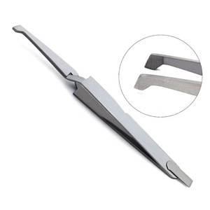 Stainless Steel Orthodontic <b>Bracket</b> Holding Forceps Cross Locking Dental Placement Surgical Instrument CE Certified - Product Image 1