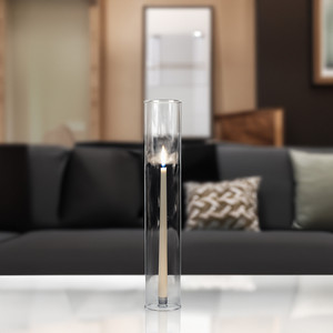 HST2514 - Clear <b>Hurricane</b> <b>Candle</b> Shade Chimney Tube [No Bottom] - 2.5 x 14 - Product Image 3