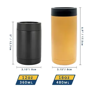 Gobelet isotherme en acier inoxydable personnalisé imprimé, 12 oz et 16 oz - Product Image 2