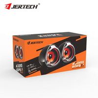 Vente en gros Jertech S1 Odm Karaoké Dj Cor basse double aimant Mini portable Audio fort Usb Fm 5w Haut-parleur plat Accessoires