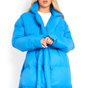 2024 dernière conception femmes à manches longues doudoune/Service OEM entièrement hiver chaud matériel fait doudoune - Product Image 1