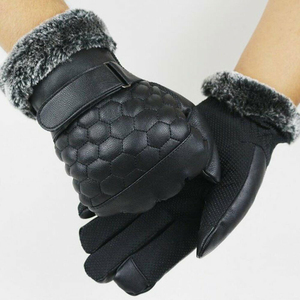 Guantes de cuero genuino de dedo completo Unisex más vendidos, diseño suave y cómodo para deportes de invierno informales, fiestas al aire libre, viajes - Product Image 3