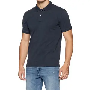 Polo de algodón 100% de alta calidad de fabricante, Polo de talla grande 100% de algodón para hombre, Polo estampado unisex